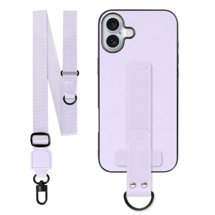 [ LOOF STRAP-SHELL (ロング+ Ver.) ] iPhone 16 Plus iPhone16 Plus アイフォン16 プラス iPhone 16 Plus 16Plus アイフォン 16 スマホケース 背面 ケース カバー ハードケース ショルダーベルト  本革 [ iPhone 16 Plus ]