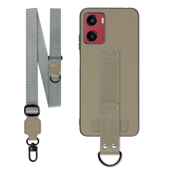 [ LOOF STRAP-SHELL (ロング+ Ver.) ] moto g05 motorola スマホケース 背面 ケース カバー ハードケース ショルダーベルト  本革 [ moto g05 ]