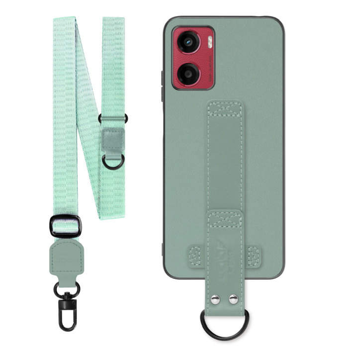 [ LOOF STRAP-SHELL (ロング+ Ver.) ] moto g05 motorola スマホケース 背面 ケース カバー ハードケース ショルダーベルト  本革 [ moto g05 ]