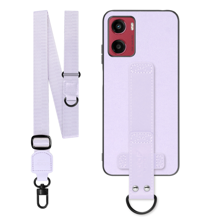 [ LOOF STRAP-SHELL (ロング+ Ver.) ] moto g05 motorola スマホケース 背面 ケース カバー ハードケース ショルダーベルト  本革 [ moto g05 ]