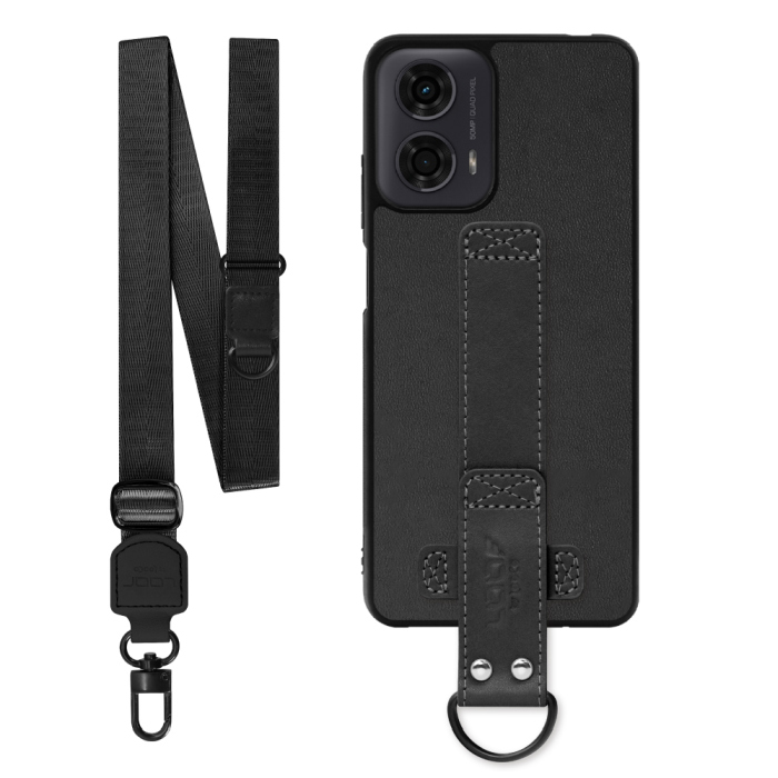 [ LOOF STRAP-SHELL (ロング+ Ver.) ] moto g24 motorola g24 スマホケース 背面 ケース カバー ハードケース ショルダーベルト  本革 [ moto g24 ]