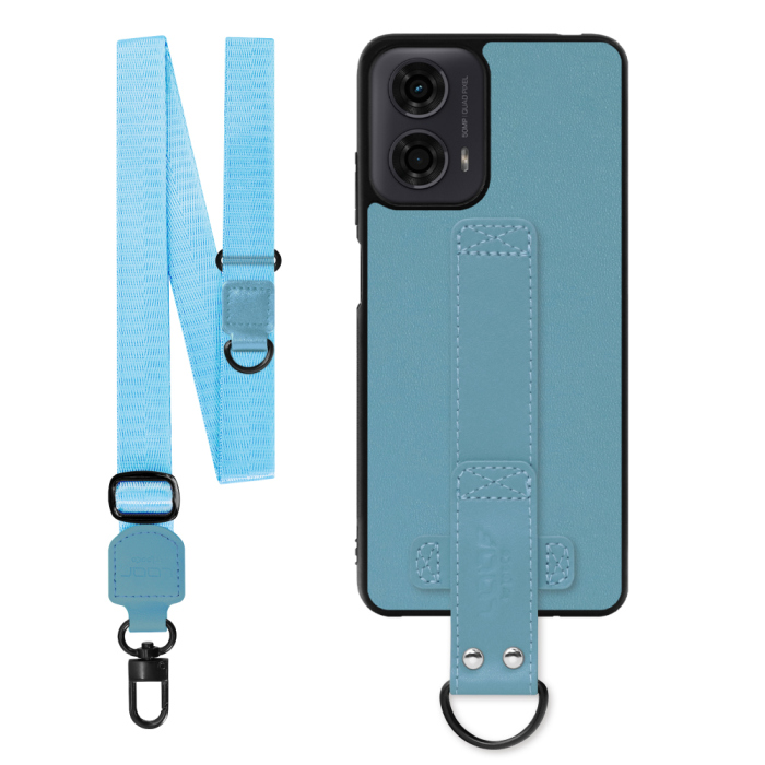 [ LOOF STRAP-SHELL (ロング+ Ver.) ] moto g24 motorola g24 スマホケース 背面 ケース カバー ハードケース ショルダーベルト  本革 [ moto g24 ]