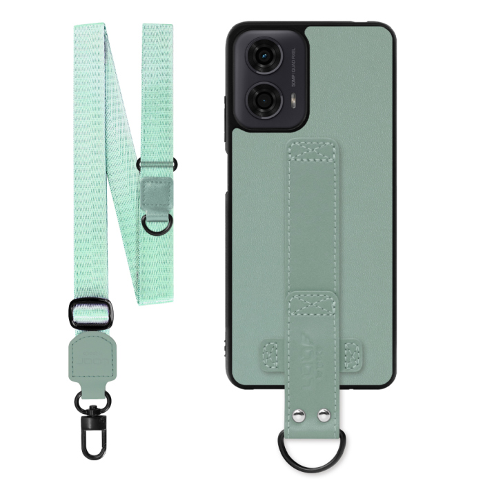 [ LOOF STRAP-SHELL (ロング+ Ver.) ] moto g24 motorola g24 スマホケース 背面 ケース カバー ハードケース ショルダーベルト  本革 [ moto g24 ]
