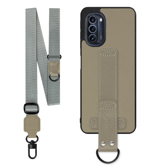 [ LOOF STRAP-SHELL (ロング+ Ver.) ] moto g52j 5G motog52j5g motog52j スマホケース 背面 ケース カバー ハードケース ショルダーベルト  本革 [ moto g52j 5G ]