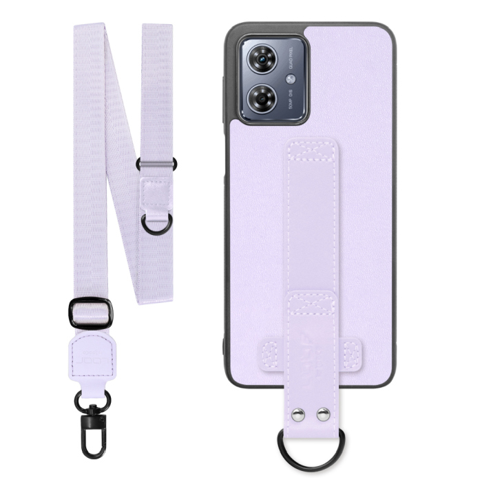 [ LOOF STRAP-SHELL (ロング+ Ver.) ] moto g64 5G / g64y 5G  スマホケース 背面 ケース カバー ハードケース ショルダーベルト  本革 [ moto g64 5G / g64y 5G ]