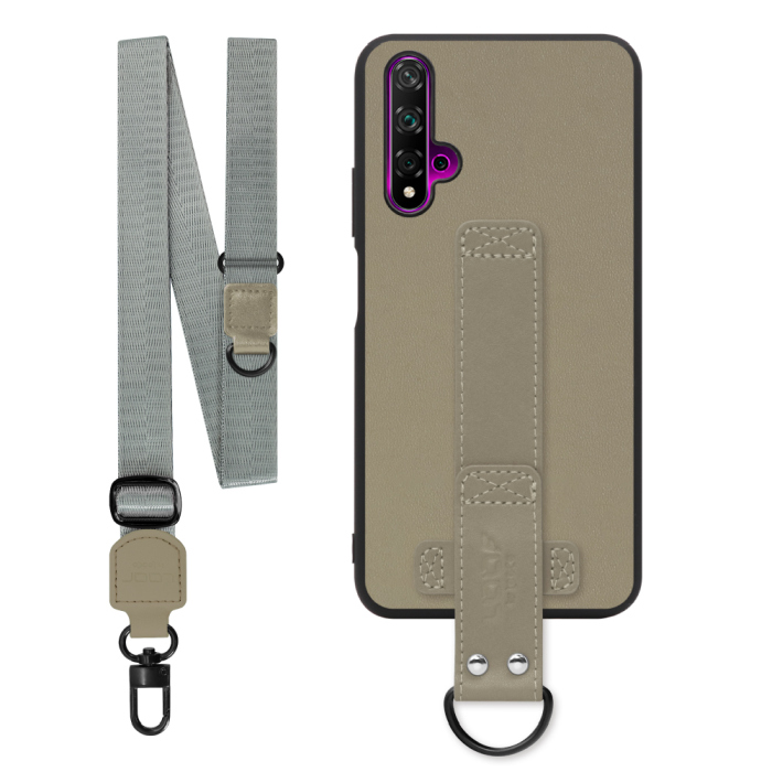 [ LOOF STRAP-SHELL (ロング+ Ver.) ] HUAWEI nova 5T nova5t スマホケース 背面 ケース カバー ハードケース ショルダーベルト  本革 [ HUAWEI nova 5T ]