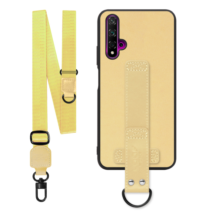 [ LOOF STRAP-SHELL (ロング+ Ver.) ] HUAWEI nova 5T nova5t スマホケース 背面 ケース カバー ハードケース ショルダーベルト  本革 [ HUAWEI nova 5T ]