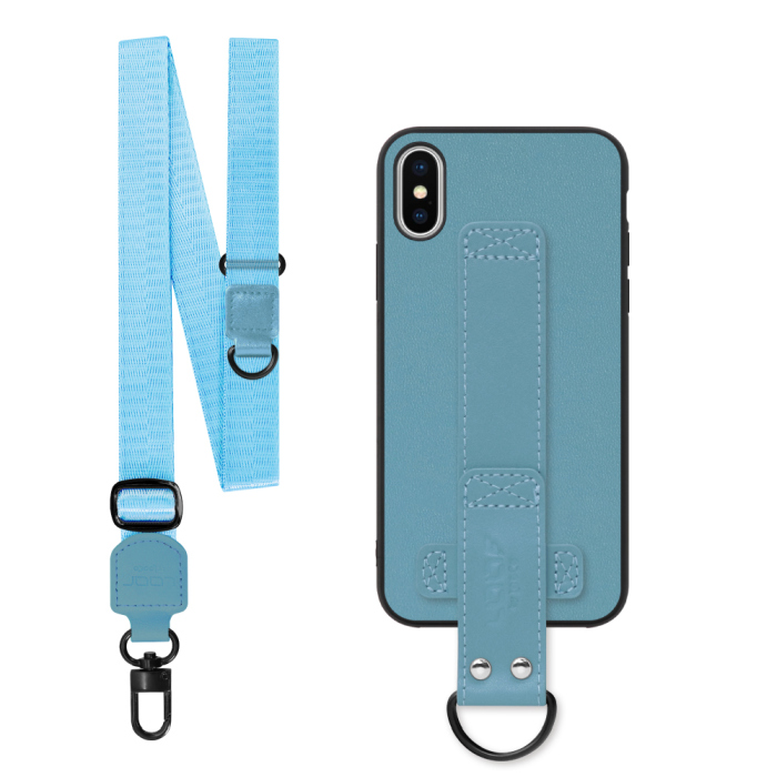 [ LOOF STRAP-SHELL (ロング+ Ver.) ] iPhone X / XS iPhonex iPhonexs スマホケース 背面 ケース カバー ハードケース ショルダーベルト  本革 [ iPhone X / XS ]