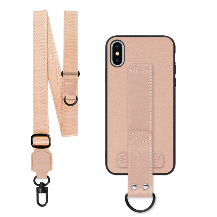 [ LOOF STRAP-SHELL (ロング+ Ver.) ] iPhone X / XS iPhonex iPhonexs スマホケース 背面 ケース カバー ハードケース ショルダーベルト  本革 [ iPhone X / XS ]