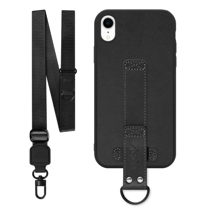 [ LOOF STRAP-SHELL (ロング+ Ver.) ] iPhone XR iPhonexr スマホケース 背面 ケース カバー ハードケース ショルダーベルト  本革 [ iPhone XR ]