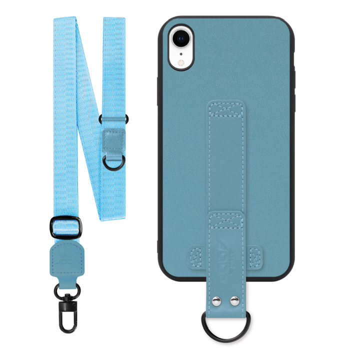 [ LOOF STRAP-SHELL (ロング+ Ver.) ] iPhone XR iPhonexr スマホケース 背面 ケース カバー ハードケース ショルダーベルト  本革 [ iPhone XR ]