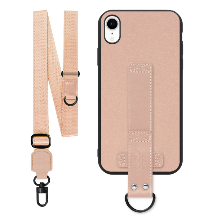 [ LOOF STRAP-SHELL (ロング+ Ver.) ] iPhone XR iPhonexr スマホケース 背面 ケース カバー ハードケース ショルダーベルト  本革 [ iPhone XR ]