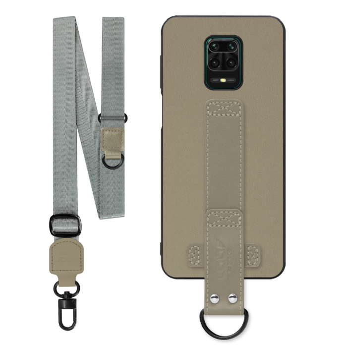 [ LOOF STRAP-SHELL (ロング+ Ver.) ] Xiaomi Redmi Note 9S redminote9s note9S redminote スマホケース 背面 ケース カバー ハードケース ショルダーベルト  本革 [ Redmi Note 9S ]