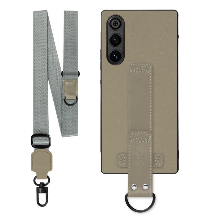 [ LOOF STRAP-SHELL (ロング+ Ver.) ] REDMAGIC 10 Air nubia スマホケース 背面 ケース カバー ハードケース ショルダーベルト  本革 [ REDMAGIC 10 Air ]