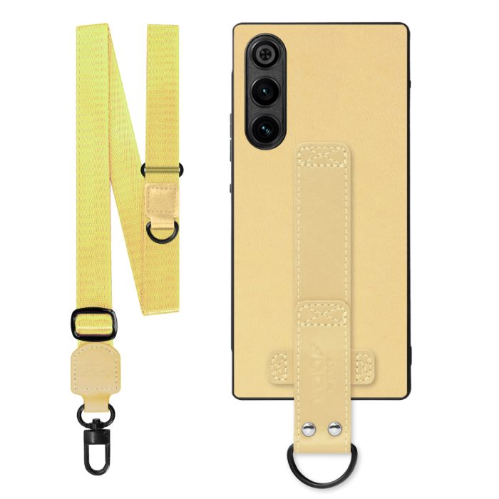 [ LOOF STRAP-SHELL (ロング+ Ver.) ] REDMAGIC 10 Air nubia スマホケース 背面 ケース カバー ハードケース ショルダーベルト  本革 [ REDMAGIC 10 Air ]