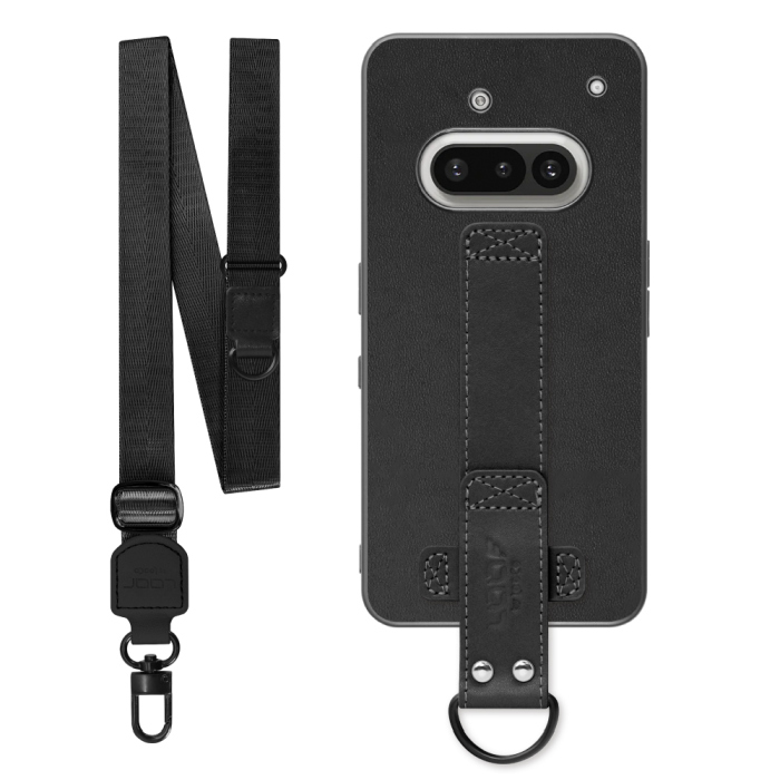 [ LOOF STRAP-SHELL (ロング+ Ver.) ] Nothing Phone (3a) Phone 3a スマホケース 背面 ケース カバー ハードケース ショルダーベルト  本革 [ Nothing Phone (3a) ]