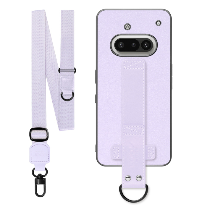 [ LOOF STRAP-SHELL (ロング+ Ver.) ] Nothing Phone (3a) Phone 3a スマホケース 背面 ケース カバー ハードケース ショルダーベルト  本革 [ Nothing Phone (3a) ]