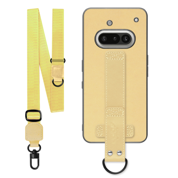 [ LOOF STRAP-SHELL (ロング+ Ver.) ] Nothing Phone (3a) Phone 3a スマホケース 背面 ケース カバー ハードケース ショルダーベルト  本革 [ Nothing Phone (3a) ]