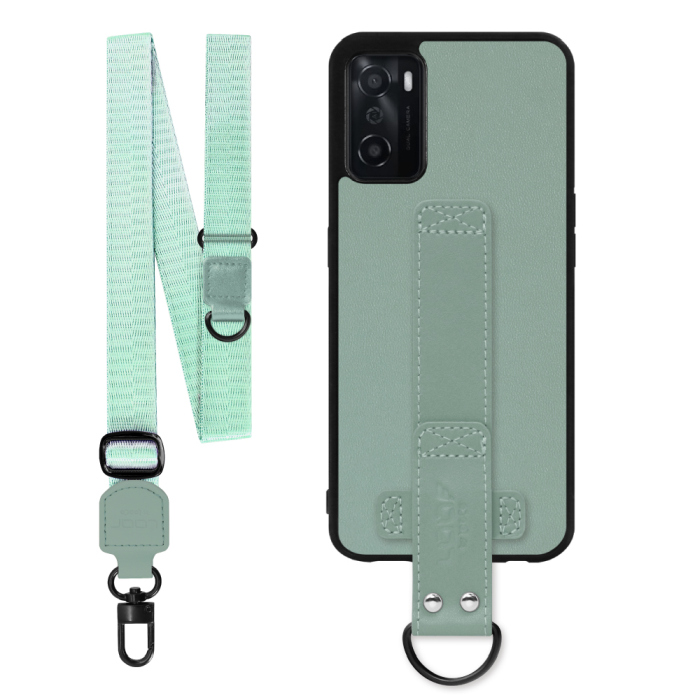 [ LOOF STRAP-SHELL (ロング+ Ver.) ] OPPO A55s 5G CPH2309 / A102OP a55s5g スマホケース 背面 ケース カバー ハードケース ショルダーベルト  本革 [ OPPO A55s 5G ]