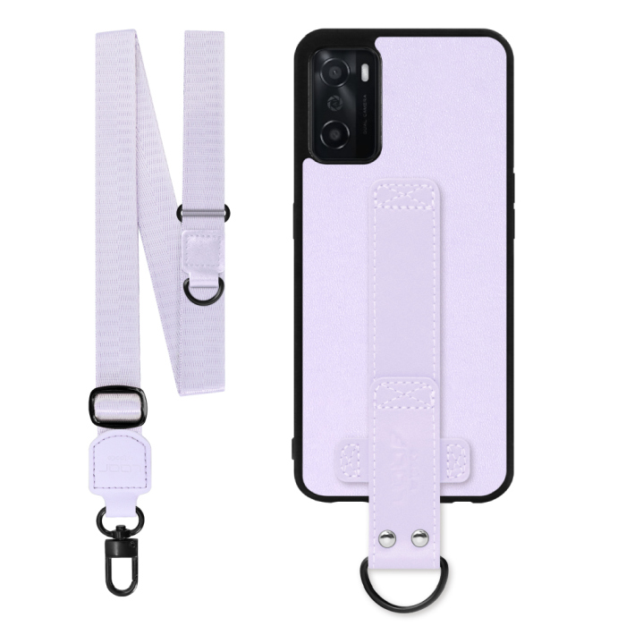 [ LOOF STRAP-SHELL (ロング+ Ver.) ] OPPO A55s 5G CPH2309 / A102OP a55s5g スマホケース 背面 ケース カバー ハードケース ショルダーベルト  本革 [ OPPO A55s 5G ]
