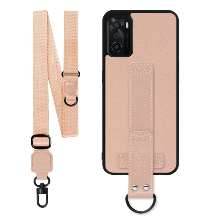 [ LOOF STRAP-SHELL (ロング+ Ver.) ] OPPO A55s 5G CPH2309 / A102OP a55s5g スマホケース 背面 ケース カバー ハードケース ショルダーベルト  本革 [ OPPO A55s 5G ]