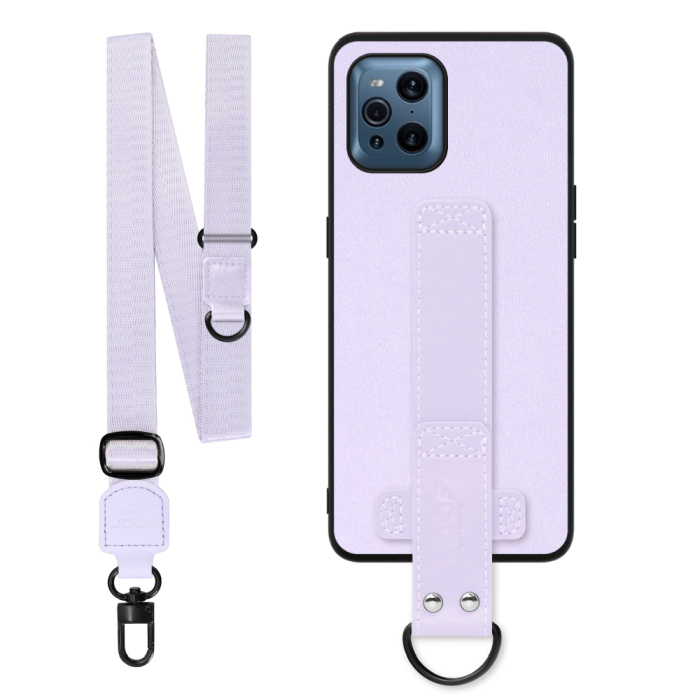 [ LOOF STRAP-SHELL (ロング+ Ver.) ] OPPO Find X3 Pro OPG03 findx3pro x3pro findx3 スマホケース 背面 ケース カバー ハードケース ショルダーベルト  本革 [ OPPO Find X3 Pro ]