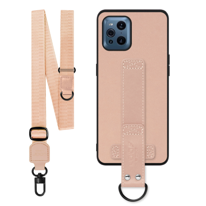 [ LOOF STRAP-SHELL (ロング+ Ver.) ] OPPO Find X3 Pro OPG03 findx3pro x3pro findx3 スマホケース 背面 ケース カバー ハードケース ショルダーベルト  本革 [ OPPO Find X3 Pro ]
