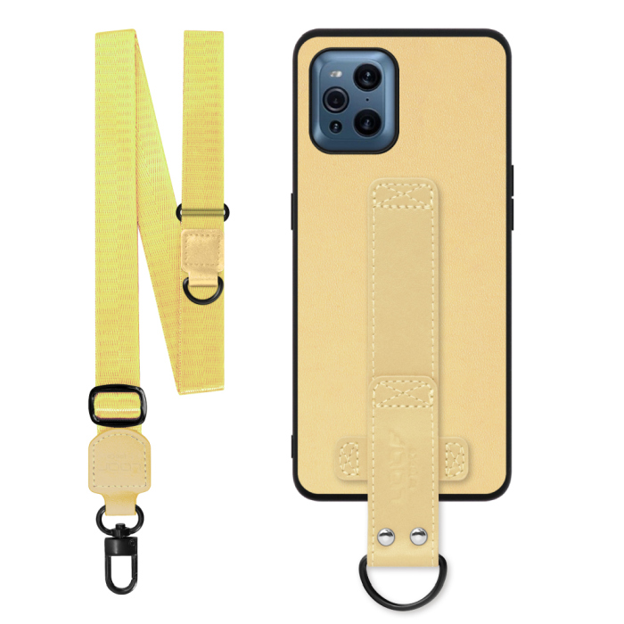 [ LOOF STRAP-SHELL (ロング+ Ver.) ] OPPO Find X3 Pro OPG03 findx3pro x3pro findx3 スマホケース 背面 ケース カバー ハードケース ショルダーベルト  本革 [ OPPO Find X3 Pro ]