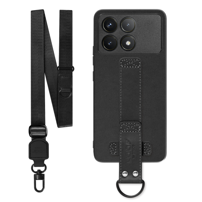 [ LOOF STRAP-SHELL (ロング+ Ver.) ] POCO F6 Pro  スマホケース 背面 ケース カバー ハードケース ショルダーベルト  本革 [ POCO F6 Pro ]