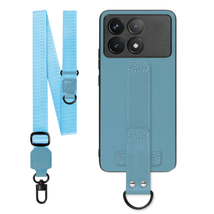 [ LOOF STRAP-SHELL (ロング+ Ver.) ] POCO F6 Pro  スマホケース 背面 ケース カバー ハードケース ショルダーベルト  本革 [ POCO F6 Pro ]