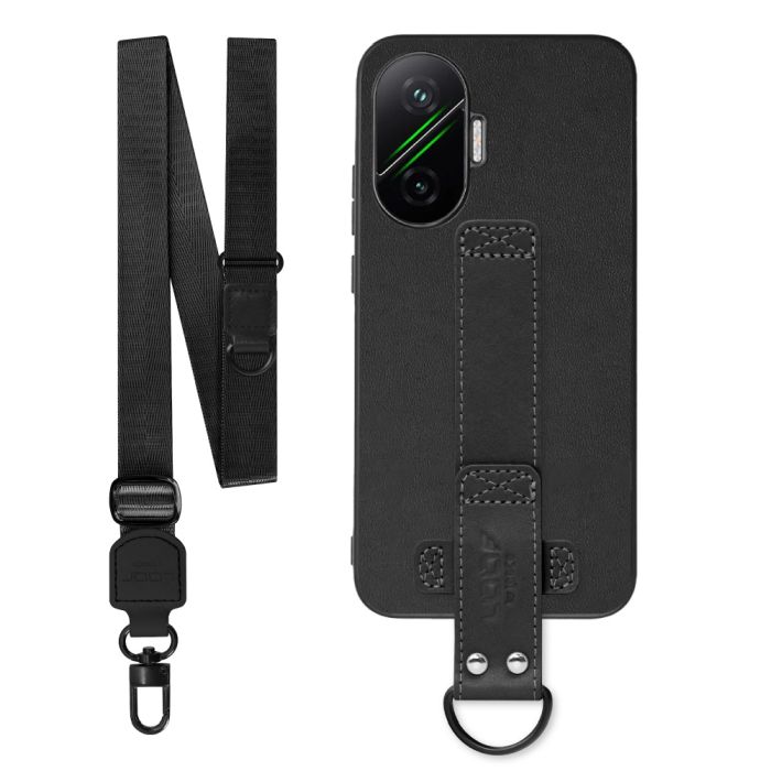 [ LOOF STRAP-SHELL (ロング+ Ver.) ] POCO F7 Xiaomi シャオミ スマホケース 背面 ケース カバー ハードケース ショルダーベルト  本革 [ POCO F7 ]