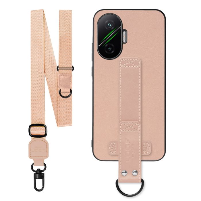 [ LOOF STRAP-SHELL (ロング+ Ver.) ] POCO F7 Xiaomi シャオミ スマホケース 背面 ケース カバー ハードケース ショルダーベルト  本革 [ POCO F7 ]