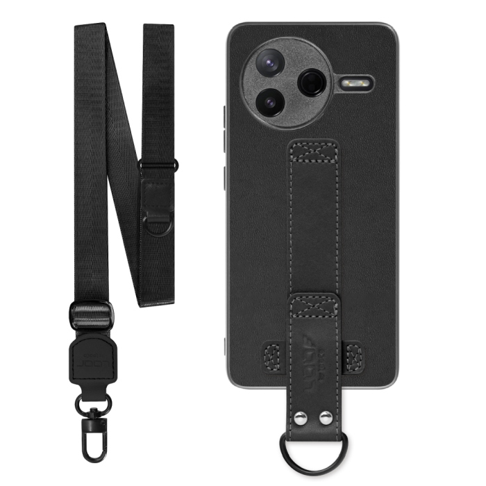 [ LOOF STRAP-SHELL (ロング+ Ver.) ] POCO F7 Pro Xiaomi シャオミ スマホケース 背面 ケース カバー ハードケース ショルダーベルト  本革 [ POCO F7 Pro ]