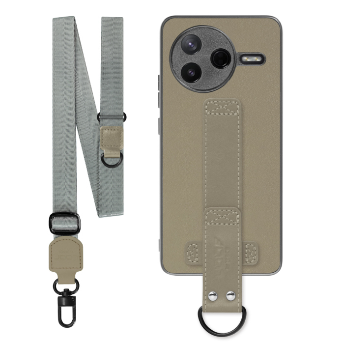 [ LOOF STRAP-SHELL (ロング+ Ver.) ] POCO F7 Pro Xiaomi シャオミ スマホケース 背面 ケース カバー ハードケース ショルダーベルト  本革 [ POCO F7 Pro ]