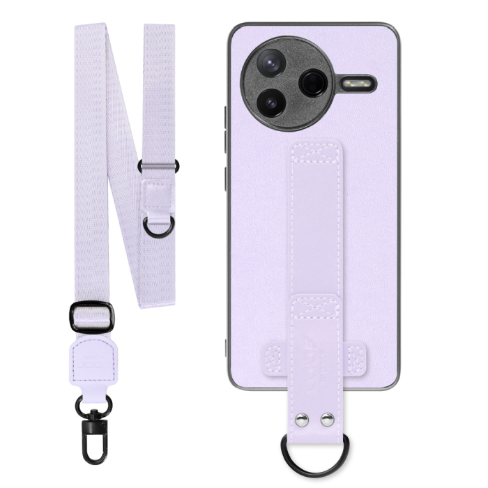 [ LOOF STRAP-SHELL (ロング+ Ver.) ] POCO F7 Pro Xiaomi シャオミ スマホケース 背面 ケース カバー ハードケース ショルダーベルト  本革 [ POCO F7 Pro ]