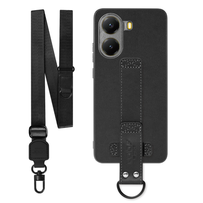 [ LOOF STRAP-SHELL (ロング+ Ver.) ] POCO X7 Pro Xiaomi スマホケース 背面 ケース カバー ハードケース ショルダーベルト  本革 [ POCO X7 Pro ]