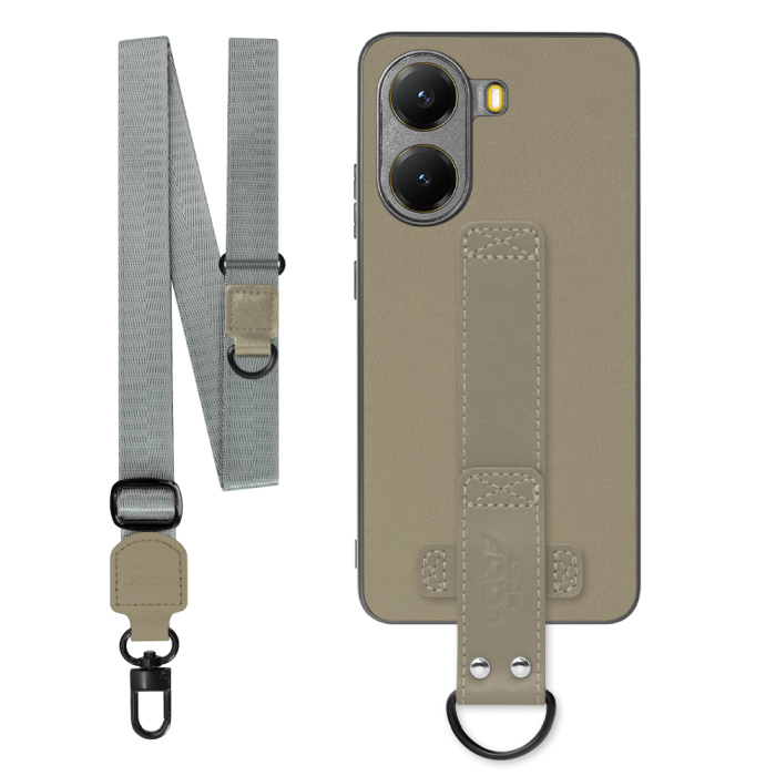 [ LOOF STRAP-SHELL (ロング+ Ver.) ] POCO X7 Pro Xiaomi スマホケース 背面 ケース カバー ハードケース ショルダーベルト  本革 [ POCO X7 Pro ]