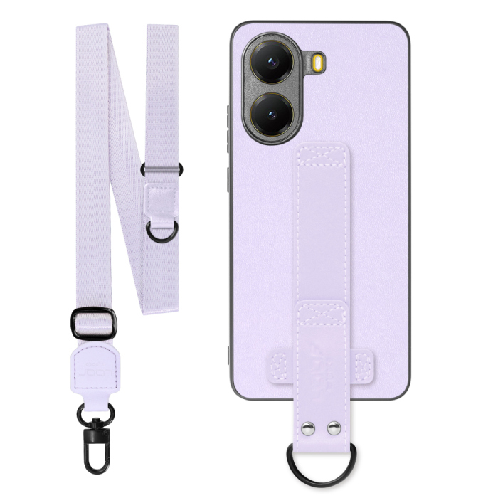 [ LOOF STRAP-SHELL (ロング+ Ver.) ] POCO X7 Pro Xiaomi スマホケース 背面 ケース カバー ハードケース ショルダーベルト  本革 [ POCO X7 Pro ]