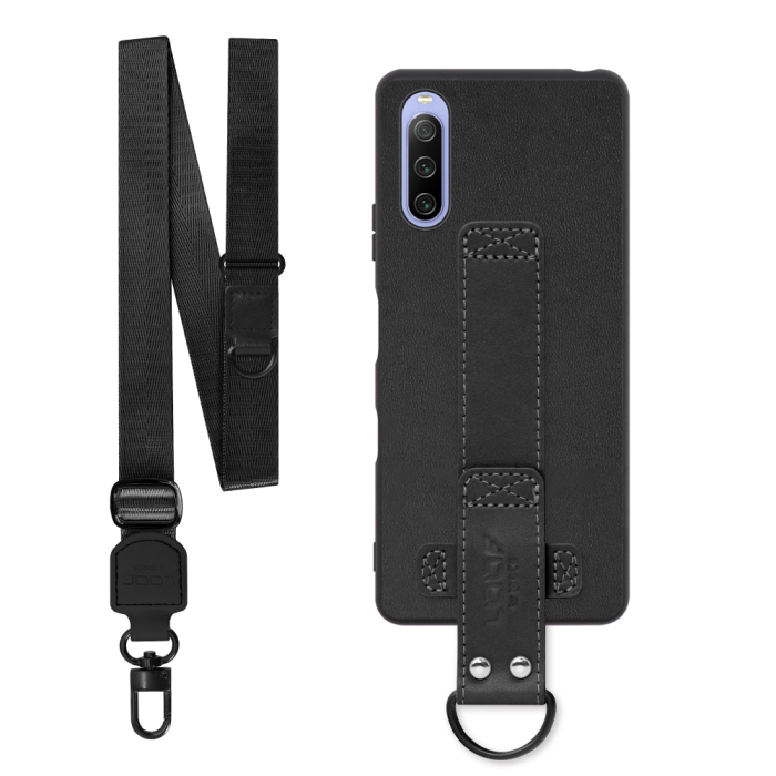 [ LOOF STRAP-SHELL (ロング+ Ver.) ] Xperia 10 III /  10 III Lite Xperia10III 10III xperia10 スマホケース 背面 ケース カバー ハードケース ショルダーベルト  本革 [ Xperia 10 III / Lite ]