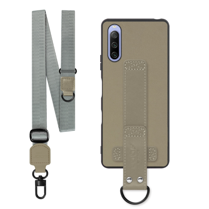 [ LOOF STRAP-SHELL (ロング+ Ver.) ] Xperia 10 III /  10 III Lite Xperia10III 10III xperia10 スマホケース 背面 ケース カバー ハードケース ショルダーベルト  本革 [ Xperia 10 III / Lite ]