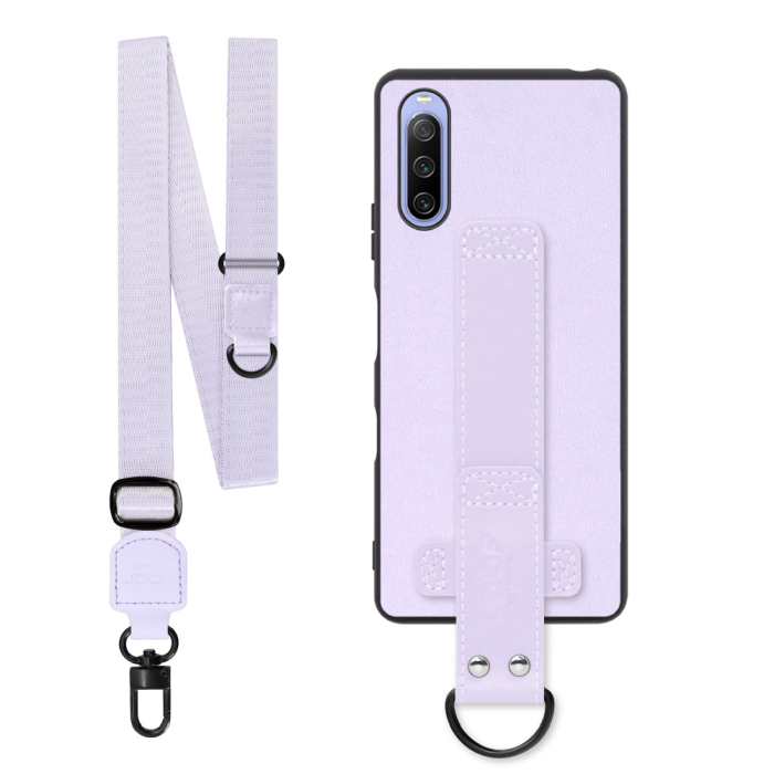 [ LOOF STRAP-SHELL (ロング+ Ver.) ] Xperia 10 III /  10 III Lite Xperia10III 10III xperia10 スマホケース 背面 ケース カバー ハードケース ショルダーベルト  本革 [ Xperia 10 III / Lite ]