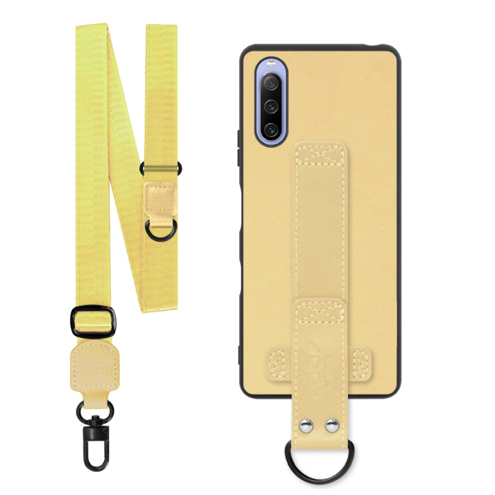 [ LOOF STRAP-SHELL (ロング+ Ver.) ] Xperia 10 III /  10 III Lite Xperia10III 10III xperia10 スマホケース 背面 ケース カバー ハードケース ショルダーベルト  本革 [ Xperia 10 III / Lite ]