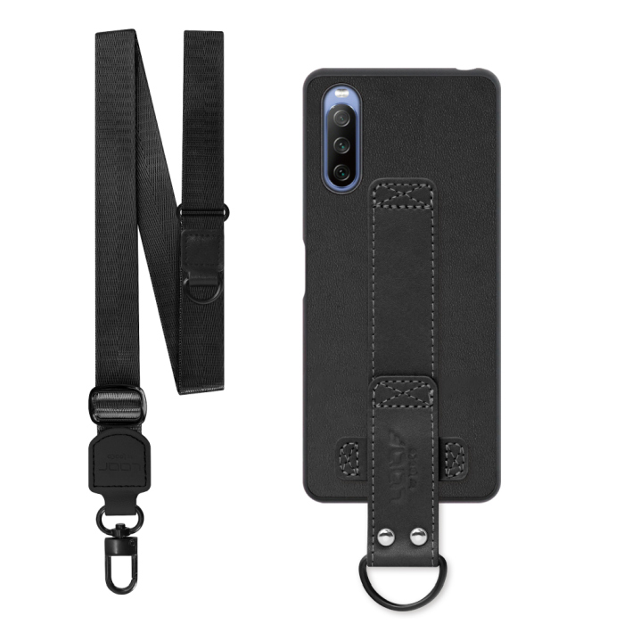 [ LOOF STRAP-SHELL (ロング+ Ver.) ] Xperia 10 IV SO-52C / SOG07  xperia10Ⅳ 10Ⅳ xperia10 スマホケース 背面 ケース カバー ハードケース ショルダーベルト  本革 [ Xperia 10 IV ]
