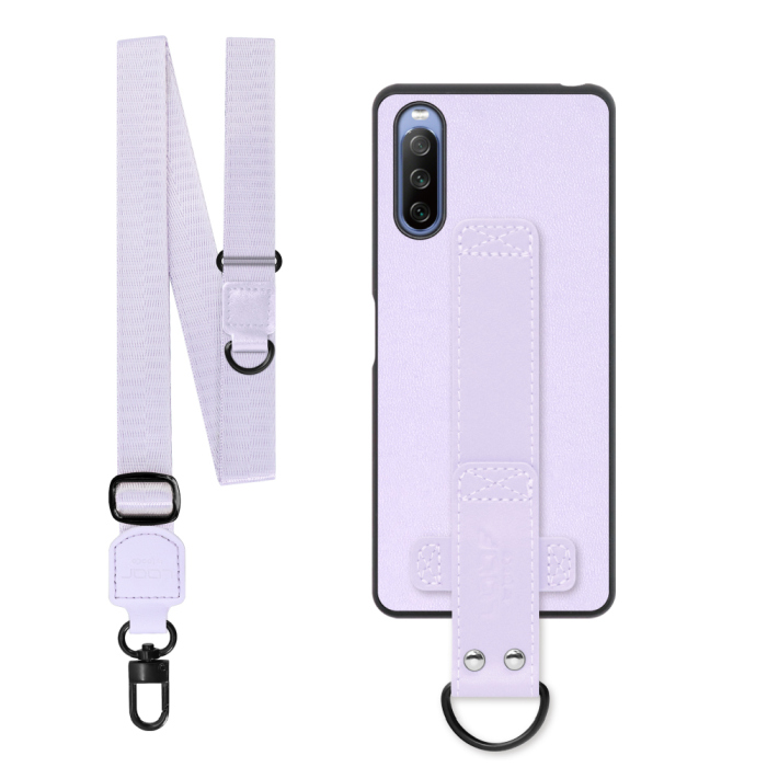 [ LOOF STRAP-SHELL (ロング+ Ver.) ] Xperia 10 IV SO-52C / SOG07  xperia10Ⅳ 10Ⅳ xperia10 スマホケース 背面 ケース カバー ハードケース ショルダーベルト  本革 [ Xperia 10 IV ]
