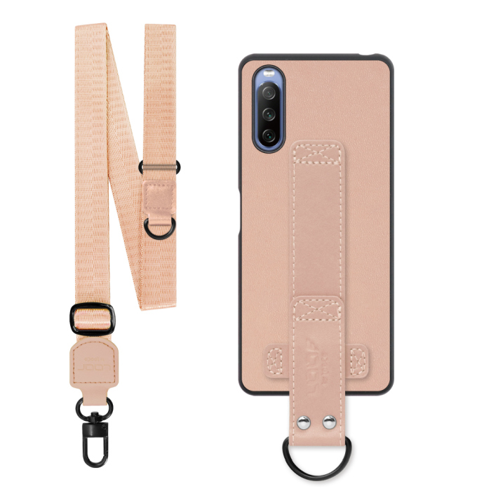 [ LOOF STRAP-SHELL (ロング+ Ver.) ] Xperia 10 IV SO-52C / SOG07  xperia10Ⅳ 10Ⅳ xperia10 スマホケース 背面 ケース カバー ハードケース ショルダーベルト  本革 [ Xperia 10 IV ]