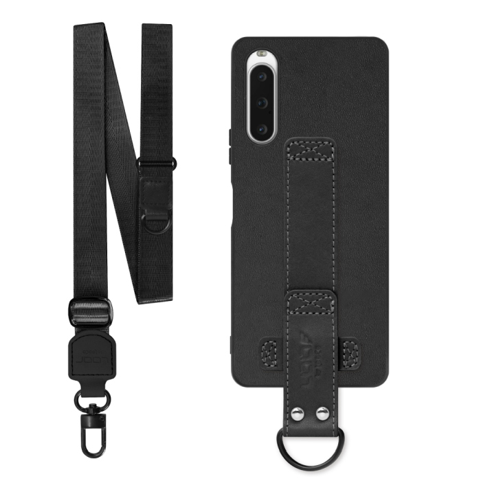 [ LOOF STRAP-SHELL (ロング+ Ver.) ] Xperia 10 V SOG11 / SO-52D 10V xperia10V スマホケース 背面 ケース カバー ハードケース ショルダーベルト  本革 [ Xperia 10 V ]
