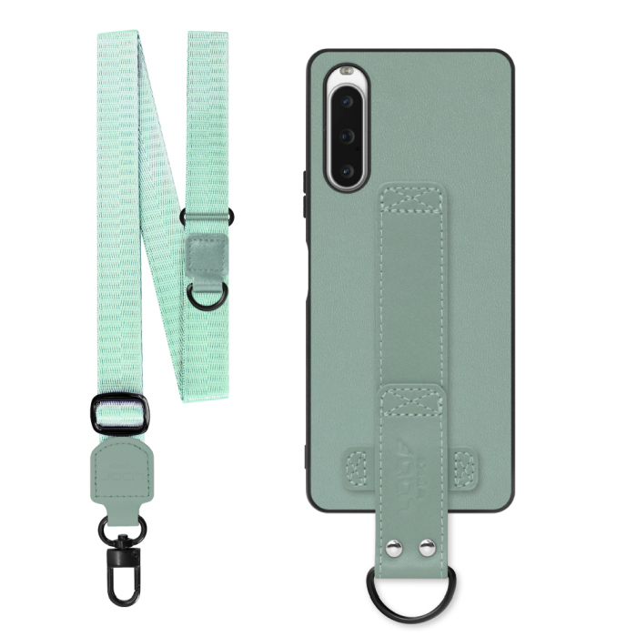 [ LOOF STRAP-SHELL (ロング+ Ver.) ] Xperia 10 V SOG11 / SO-52D 10V xperia10V スマホケース 背面 ケース カバー ハードケース ショルダーベルト  本革 [ Xperia 10 V ]