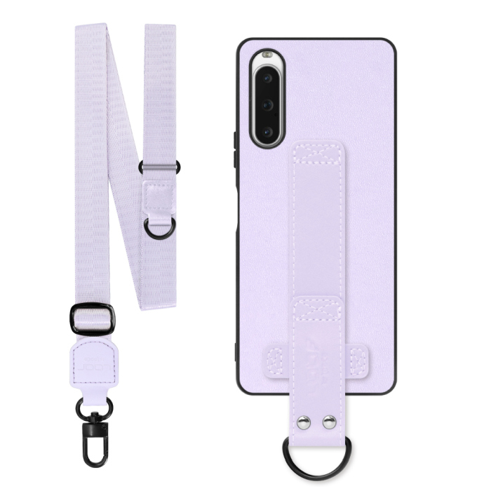 [ LOOF STRAP-SHELL (ロング+ Ver.) ] Xperia 10 V SOG11 / SO-52D 10V xperia10V スマホケース 背面 ケース カバー ハードケース ショルダーベルト  本革 [ Xperia 10 V ]