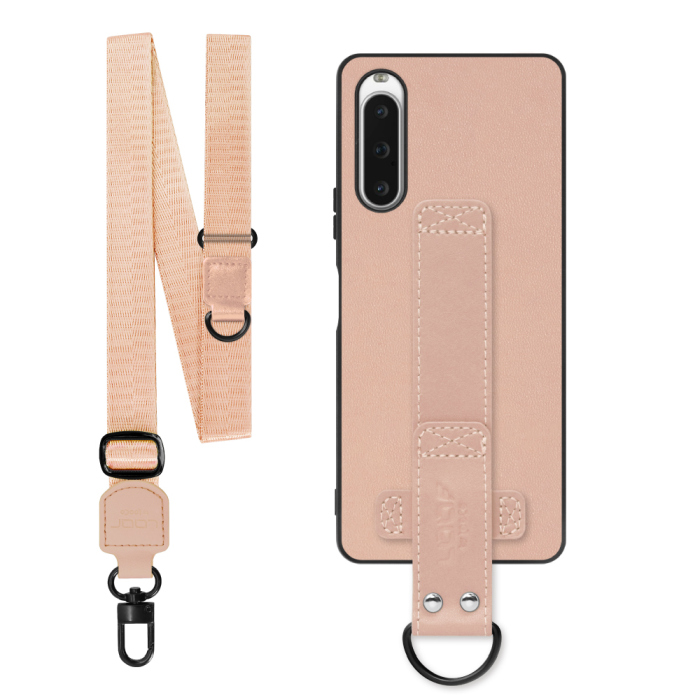 [ LOOF STRAP-SHELL (ロング+ Ver.) ] Xperia 10 V SOG11 / SO-52D 10V xperia10V スマホケース 背面 ケース カバー ハードケース ショルダーベルト  本革 [ Xperia 10 V ]