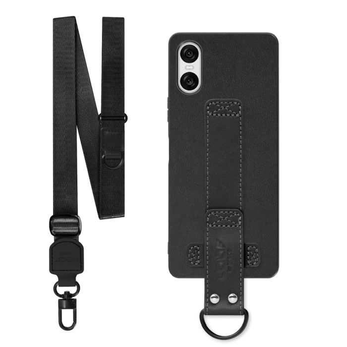 [ LOOF STRAP-SHELL (ロング+ Ver.) ] Xperia 10 VI  スマホケース 背面 ケース カバー ハードケース ショルダーベルト  本革 [ Xperia 10 VI ]